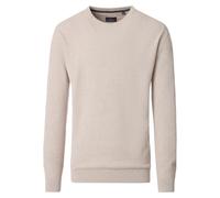 Strickpullover CASAMODA "CASAMODA Pullover uni", Herren, Gr. XXL, weißbeige, 100% Baumwolle, Pullover Strickpullover (29849726-XXL) weißbeige