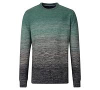 Casa Moda Regular Fit Pullover türkis, Gemustert