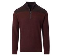 Troyer CASAMODA "CASAMODA uni" Gr. 3XL, rot (dunkelrot) Herren Pullover (17161965-XXXL) dunkelrot