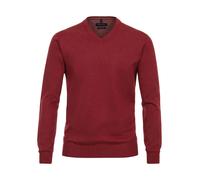 Casa Moda Pullover V-Ausschnitt Bordeaux - Größe XXL Rot XXL