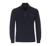 Troyer CASAMODA "CASAMODA uni" Gr. XL, blau (dunkelblau) Herren Pullover (57059413-XL) dunkelblau
