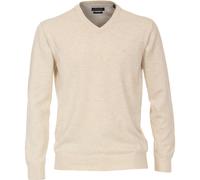 CASAMODA - Pullover mit V-Ausschnitt beige - Gr. - 3XL