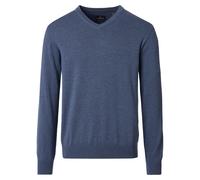 Casa Moda Pullover V-Ausschnitt Uni Dunkelblau Größe 3XL