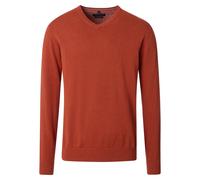 Casa Moda Strickpullover Uni Herren 100% Baumwolle Orange Größe 3XL