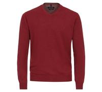 Casa Moda Pullover V-Ausschnitt Bordeaux - Größe L Rot L