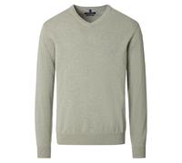 Casa Moda Strickpullover CASAMODA Pullover uni Herren Regular Fit 100% Baumwolle helltürkis Gr. M