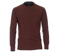 Strickpullover CASAMODA "CASAMODA Pullover uni" Gr. XXL, orange (dunkelorange) Herren Pullover (63518764-XXL) dunkelorange