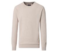 Strickpullover CASAMODA "CASAMODA Pullover uni", Herren, Gr. 3XL, weißbeige, 100% Baumwolle, Pullover Strickpullover (29849726-XXXL) weißbeige