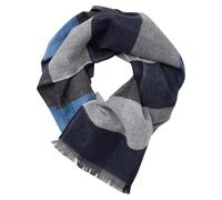 Schal CASAMODA "CASAMODA Schal kariert", Herren, blau, 45% Polyester, 20% Polyamid, 20% Polyacryl, 15% Wolle, Modetücher (11758206-0) blau