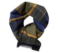 CASAMODA - Schal mit Karomuster blau/gelb/grün - Gr. - OS