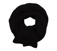Casa Moda Mütze-Schal-Set Casual – einfarbig, 100% Baumwolle – Schwarz