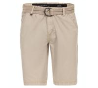 Chinoshorts CASAMODA "CASAMODA Chino Shorts uni", Herren, Gr. 38, Normalgrößen, beige, 100% Baumwolle, Hosen Chinoshorts (20972023-38) beige