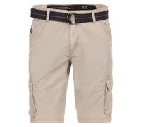 Shorts CASAMODA "CASAMODA Shorts uni", Herren, Gr. 32, Normalgrößen, beige, 100% Baumwolle, Hosen Shorts (67529922-32) beige