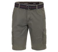 Casa Moda Herren Bermuda-Shorts Cargo uni 100% Baumwolle Oliv Größe 33