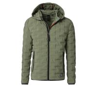 CASAMODA - Steppjacke mit Kapuze grün - Gr. - 3XL