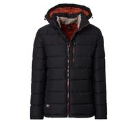 CASAMODA Steppjacke mit Kapuze Uni Schwarz XL