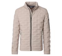 Steppjacke CASAMODA "CASAMODA Steppjacke uni", Herren, Gr. M, beige, 100% Polyester, Jacken Steppjacke (76991962-M) beige