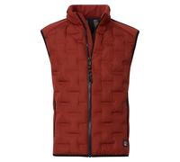 Kurzweste CASAMODA "CASAMODA Weste uni" Gr. L, orange (dunkelorange) Herren Westen (71872620-L) dunkelorange