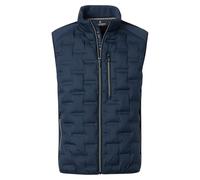 Steppweste CASAMODA "CASAMODA Steppweste uni", Herren, Gr. 5XL, dunkelblau, 100% Polyester, Westen Steppweste (12871567-5XL) dunkelblau