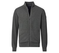 Strickjacke CASAMODA "CASAMODA Strickjacke uni", Herren, Gr. 3XL, grün (dunkelgrün), 100% Baumwolle, Strickjacken (78212466-XXXL) dunkelgrün