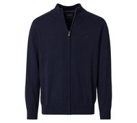 Strickjacke CASAMODA "CASAMODA Strickjacke uni", Herren, Gr. 3XL, nachtblau, 100% Baumwolle, Strickjacken Strickjacke (78618241-XXXL) nachtblau