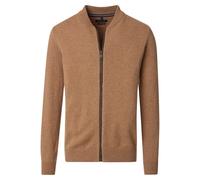 Casa Moda Regular Fit Strickjacke braun, Einfarbig