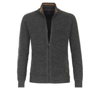 Casa Moda Casual Regular Fit Strickjacke grün, Einfarbig