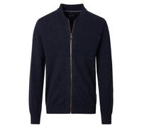 Strickjacke CASAMODA "CASAMODA Strickjacke uni", Herren, Gr. M, blau (dunkelblau), 80% Wolle (Lammwolle), 20% NY, Strickjacken (42252029-M) dunkelblau