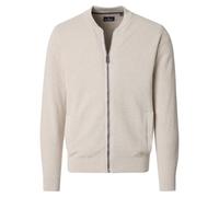 Casa Moda Strickjacke Zip Structure Ecru - Größe XL Beige XL