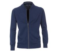 CASAMODA - Strickjacke uni 004440 blau - Gr. - XXL