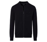 Casa Moda Strickjacke uni mit Reißverschluss Schwarz Größe M