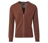 Casa Moda Casual Regular Fit Strickjacke orange, Einfarbig