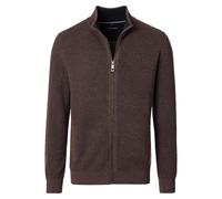 Casa Moda Strickjacke Regular Fit Einfarbig Braun Größe L