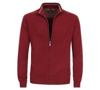 Strickjacke CASAMODA "CASAMODA Strickjacke uni", Herren, Gr. 3XL, rot (hellrot), 100% Baumwolle, Strickjacken Strickjacke (54909638-XXXL) hellrot