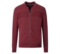 Strickjacke CASAMODA "CASAMODA Strickjacke uni", Herren, Gr. XXL, rot, 100% Baumwolle, Strickjacken Strickjacke (55208007-XXL) rot