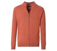 Strickjacke CASAMODA "CASAMODA Strickjacke uni", Herren, Gr. M, orange (hellorange), 100% Baumwolle, Strickjacken Strickjacke (69899812-M) hellorange