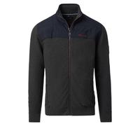 Strickjacke CASAMODA "CASAMODA Strickjacke uni", Herren, Gr. XL, blau (dunkelblau), 100% Baumwolle, Strickjacken (66588110-XL) dunkelblau