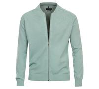 Strickjacke CASAMODA "CASAMODA Strickjacke uni", Herren, Gr. XXL, grün (mint), 100% Baumwolle, Strickjacken Strickjacke (10282704-XXL) mint