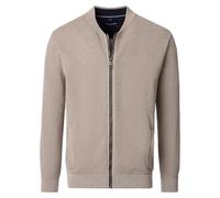 Casa Moda Regular Fit Strickjacke beige, Einfarbig