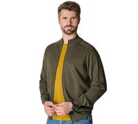 Casa Moda Strickjacke Zip Olivgrün - Größe 3XL Dunkelgrün 3XL