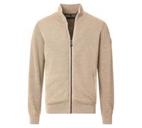 Casa Moda Regular Fit Strickjacke beige, Einfarbig