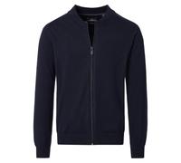 Größe 3XL Casamoda Sport Strickjacke Cardigan Dunkelblau Langarm Normal Geschnitten mit Reißverschluss 100% Baumwolle