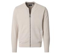 Casa Moda Strickjacke Zip Structure Ecru - Größe XXL Beige XXL