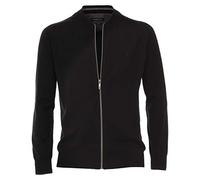 Casa Moda Herren Strickjacke uni, schwarz, 6XL Schwarz