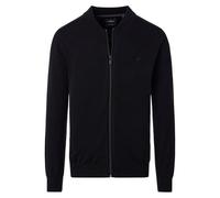 Casa Moda Strickjacke uni mit Reißverschluss Schwarz Größe M