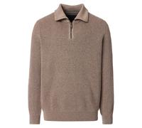 Casa Moda Troyer Regular Fit Einfarbig Beige Größe L