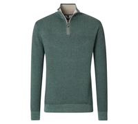 Troyer CASAMODA "CASAMODA Stricktroyer uni", Herren, Gr. 5XL, grün (türkisgrün), 100% Baumwolle, Pullover Troyer (87669204-5XL) türkisgrün