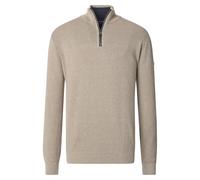 Casa Moda Casual Regular Fit Troyer beige, Einfarbig
