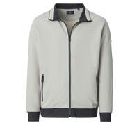 Sweatjacke CASAMODA "CASAMODA Sweatjacke uni", Damen, Gr. L, beige, 100% Baumwolle, Sweatjacken Sweatjacke (69381318-L) beige