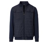 Sweatjacke CASAMODA "CASAMODA Sweatjacke uni", Herren, Gr. 3XL, blau (dunkelblau), 53% Baumwolle, 47% Polyester, Sweatjacken (94350556-XXXL) dunkelblau